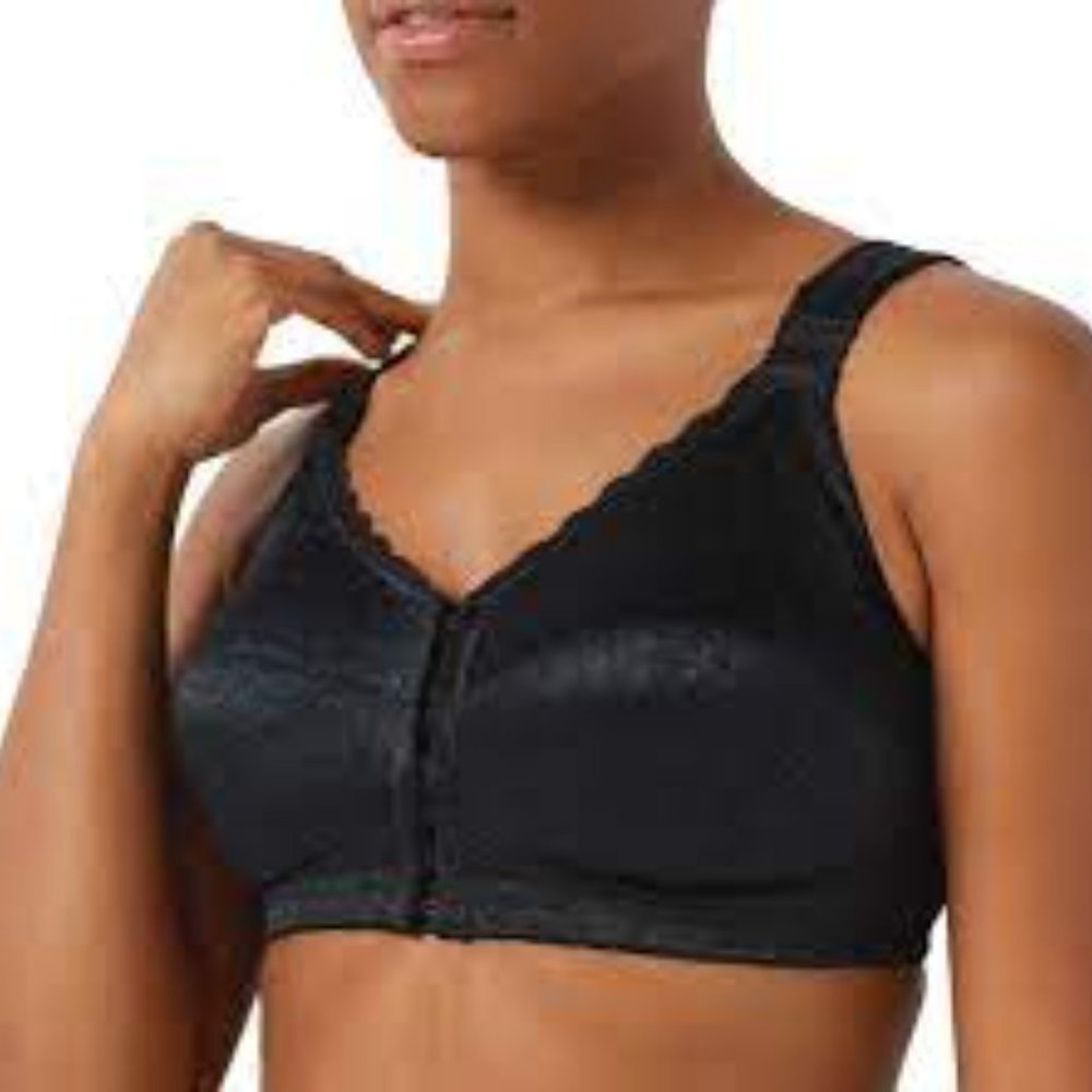 Breezies Posture Wirefree Bra Front Hook and Eye Closure A347328 Size 34DD